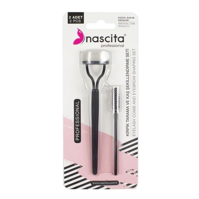 Dual - Ended Eyebrow & Eyelash Grooming Brush Set - TryAladdin