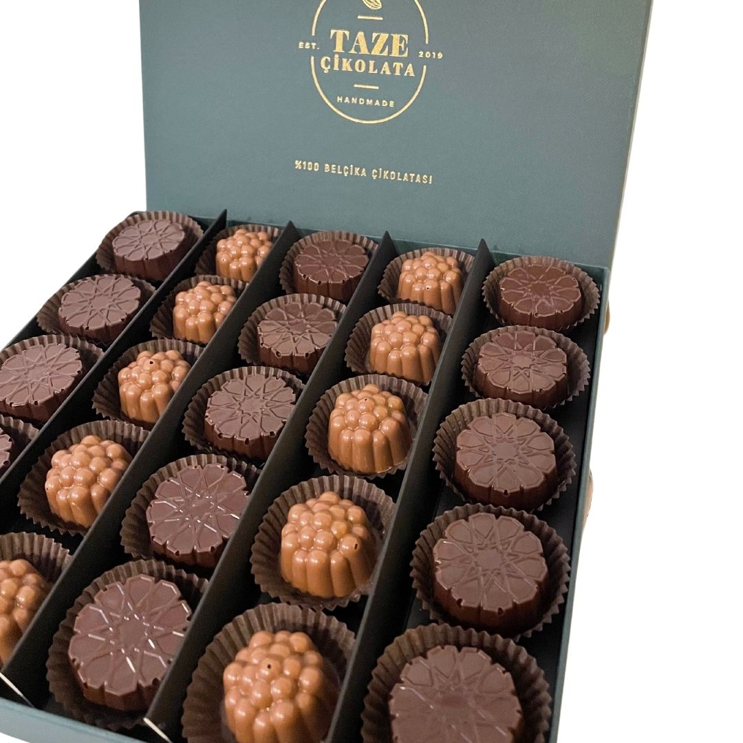 ドバイチョコレートアソートメント – ギフトボックス入りのシングル