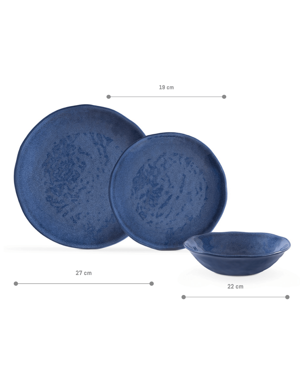 Durable Melamine 6 - Person Dinnerware Set - Modern Dining - TryAladdin