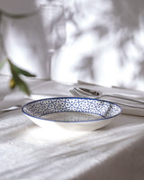 Durable New Bone China Dinner Plate - Reve Bleu Chantal Pattern - TryAladdin