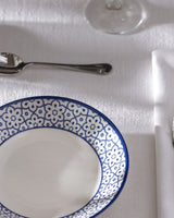 Durable New Bone China Dinner Plate - Reve Bleu Chantal Pattern - TryAladdin