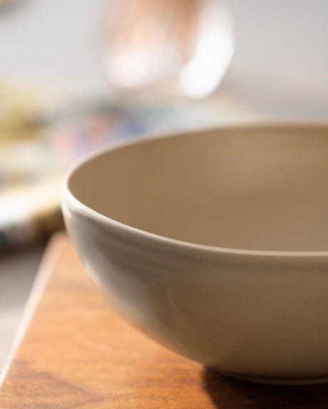 Durable Porcelain Serving & Presentation Bowl - Timeless Elegance - TryAladdin