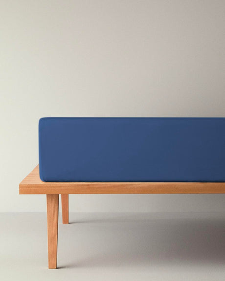Professional-Grade-Cotton-Fitted-Sheet-140x200cm-Night-Blue