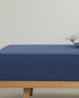 Professional-Grade-Cotton-Fitted-Sheet-140x200cm-Night-Blue