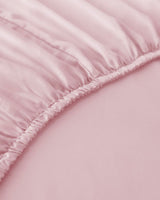 Premium Cotton Fitted Sheet Double Size Powder Pink