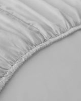 Premium Cotton King Size Fitted Sheet Pebble Stone Color