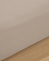 Professional Grade Cotton Single Fitted Sheet 100x200cm Coffee Brown