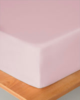Professional Grade Cotton Fitted Sheet Single Dusty Pink