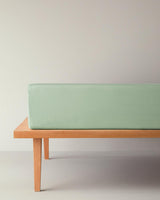 Premium Soft Cotton Single Fitted Sheet - Pistachio Green