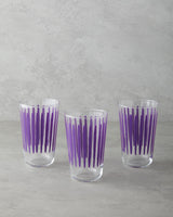 Professional Grade Purple Beverage Tumblers   Dynamic Cam Design   3 Pack