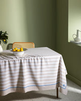 Polycotton Blend Tablecloth - Louve Weave for Elegant Dining