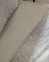 Elaine Double Bed 100% Cotton Printed Sateen Duvet Cover Set