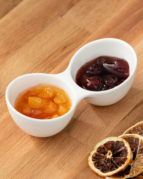 New Bone China 2-Piece Mini Sauce Dishes - Elegant & Versatile
