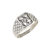 925 Sterling Silver Poker Symbol Ring - Game-Inspired Design