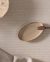 New Bone Porcelain Oval Serving Plate - Aurea Collection