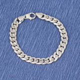 Premium 925 Sterling Silver Patterned Chain Bracelet