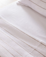 100% Cotton Yarn-Dyed Double Duvet Cover Set - Soft & Breathable