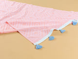 Jacquard Pestemal Turkish Towel - Soft, Absorbent & Quick Dry Beach Bath Towel