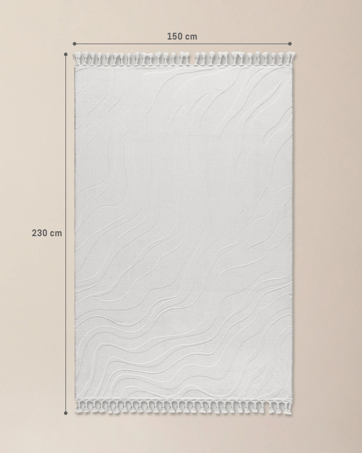 Pluie Embossed Textured Area Rug