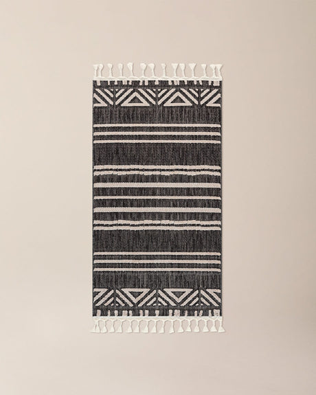 Premium Polyester Area Rug - Plush Pile Modern Minimalist Design