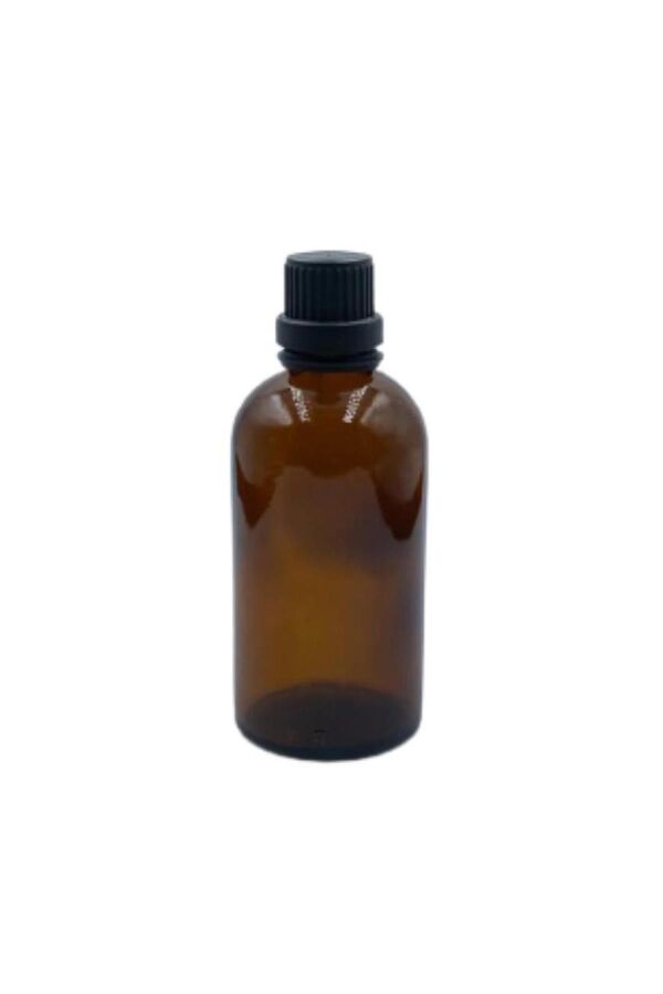 Amber Glass Bottles with Integrated Dropper - 50ml (1.7 oz) - 3 Piece Set