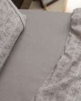 100% Cotton Single Duvet Cover Set - Crepe Print Design