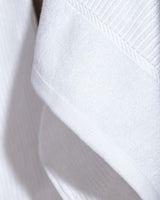 Heren 100% Katoen Luxe Badjas Set - Wit