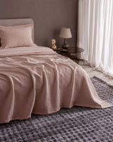 Labenne Double/Full Bedspread - Powder Pink Soft Bed Cover