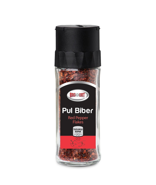 Premium Turkish Chili Flakes Glass Shaker