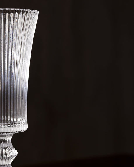 Clear Glass 4-Piece Champagne Flute Set - Parisian Elegance