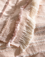 Acrylic-Polyester Double Bedspread - Montjalin Blush Hue