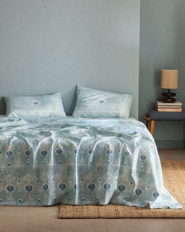 100% Cotton Double Pike Set - Lemien Soft Printed Design