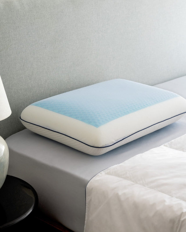 Fuchsia Visco Gel Cooling Memory Foam Pillow
