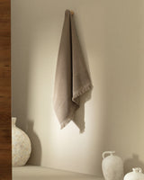 100% Cotton Plush Bath Towel - Ultra Soft & Absorbent, Taupe