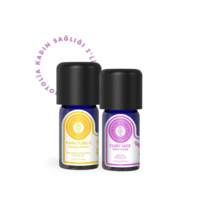 Ylang Ylang & Clary Sage Essential Oil Set - Relaxation & Balance