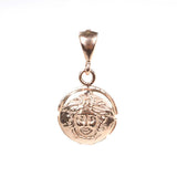 925 Sterling Silver Medusa Head Medallion Pendant - Mythic Design