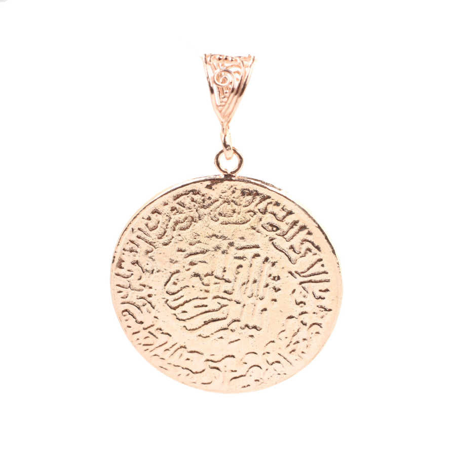 925 Sterling Silver Ottoman Motif Pendant - Intricate Heritage Design