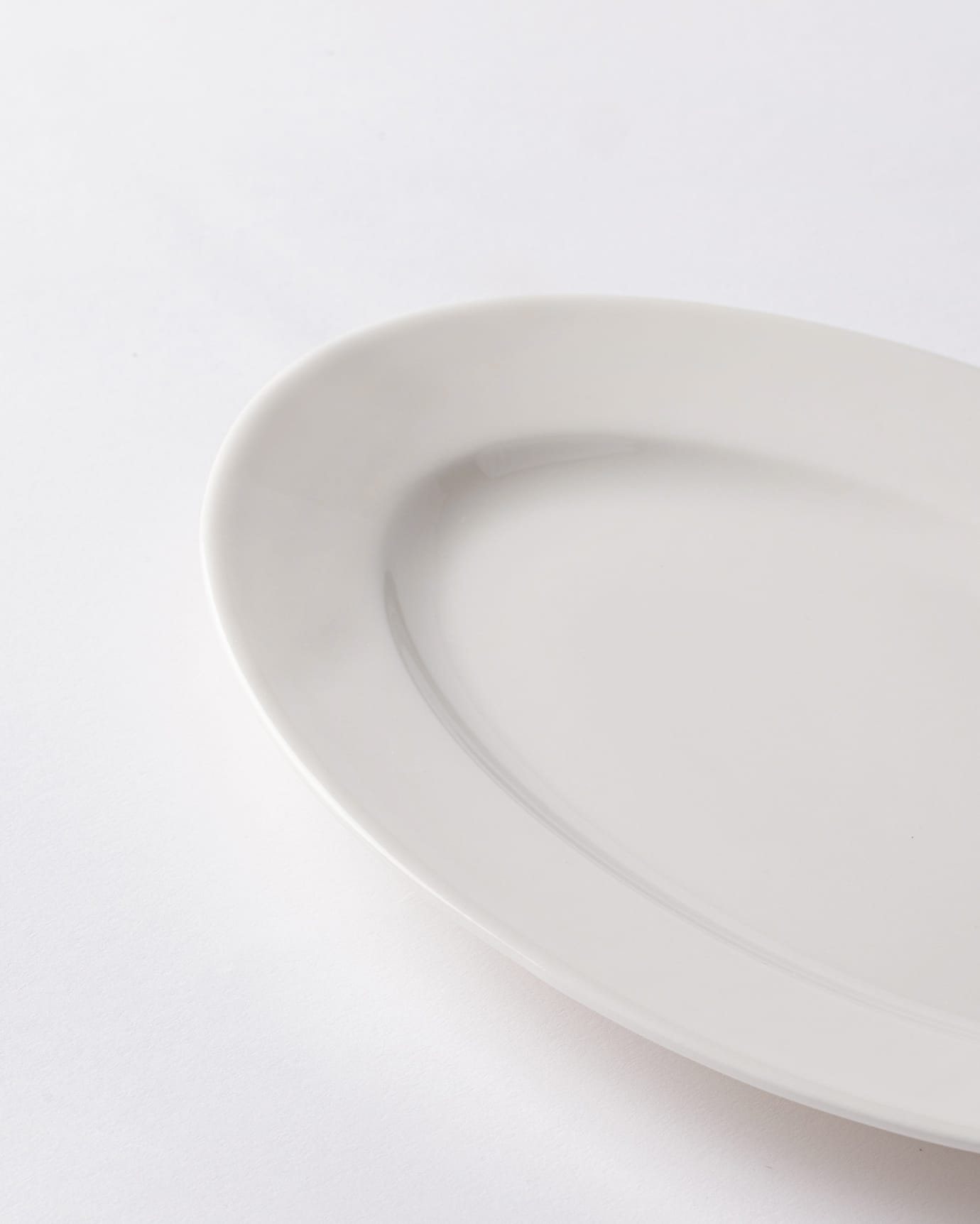 New Bone China Serving Platter - Nuit Collection Elegant Oval