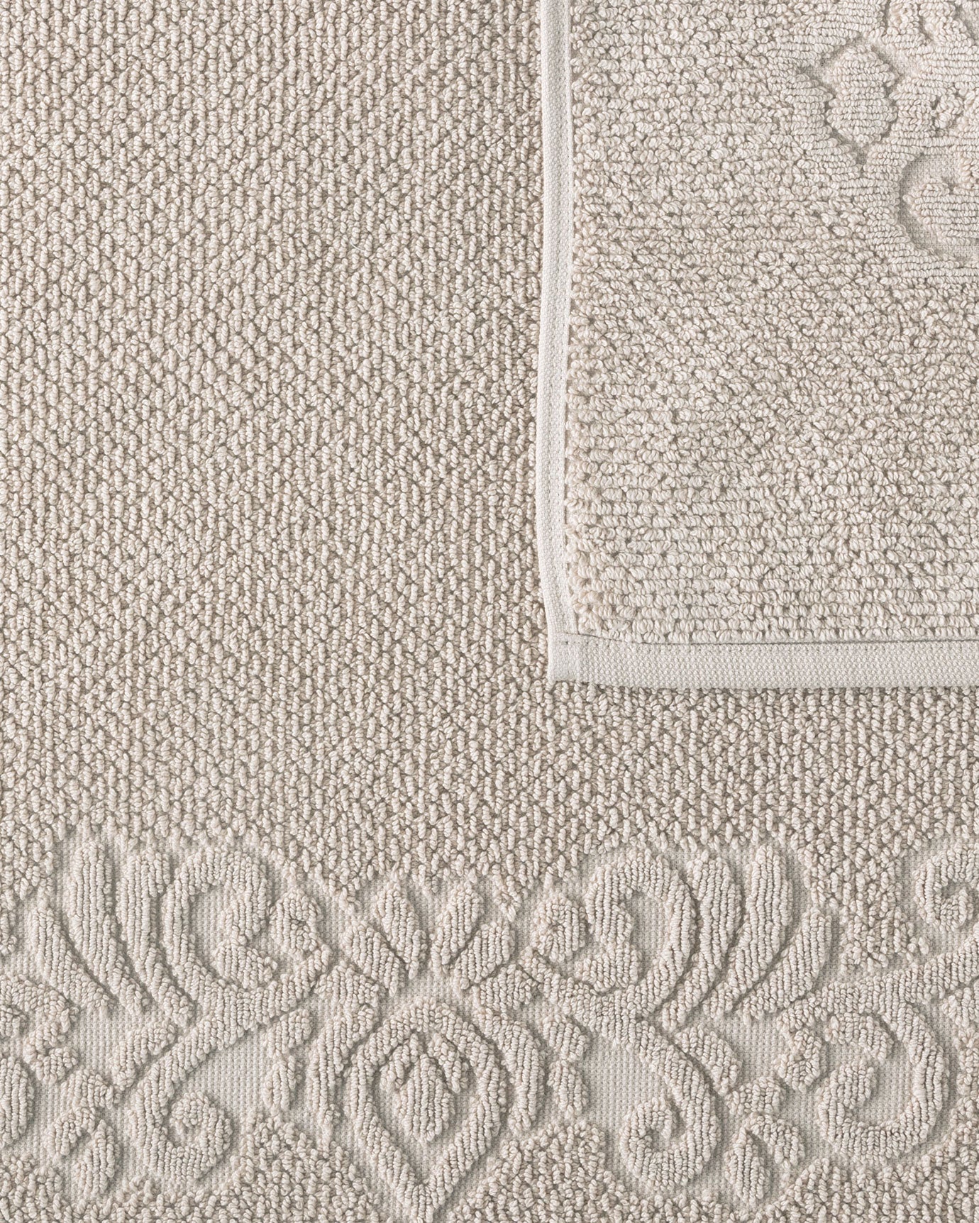 Plush 100% Cotton Absorbent Bath Mat - Taupe