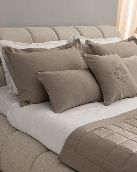Luxury Mink Bed Runner & Decorative Pillow Set