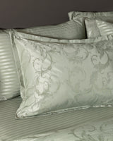 Jacquard Sateen Cotton Blend Duvet Cover Set - Family Size