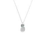 Elegantní náhrdelník s přívěskem ananasu ze stříbra 925 Sterling