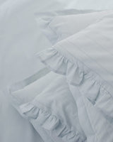 100% Cotton Double Duvet Cover Set - Ruffled Julien Design