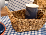 Natural Wicker Accent Basket - Rustic Charm for Home & Table