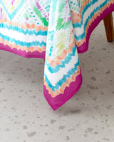 Nivelle Polycotton Dining Tablecloth - Two-Tone Purple Blue