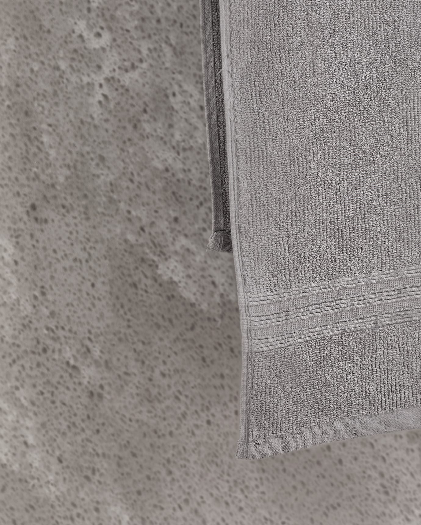 100% Cotton Face Towel - Stripe Dobby Weave & Soft Absorbency