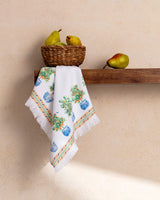 Citron Print Kitchen Towel - Absorbent & Decorative Dish Cloth
