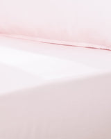 Tencel Queen Duvet Cover Bedding Set - Powder Pink