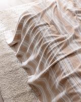 Nanny Double Blanket - Ultra Soft Camel Cozy Throw