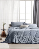Kaira Indigo Double Bedding Set